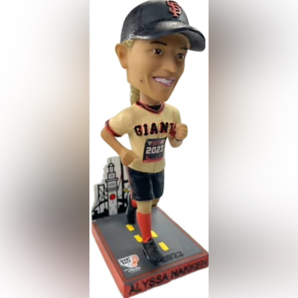 San Francisco Giants 2023 Alyssa Nakken 9/3/23 SF Giant Race Bobblehead bobble